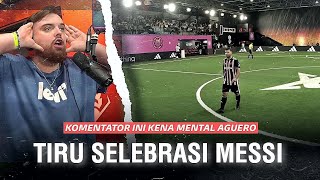 Komentatornya Sampai Kena Mental !!! Lihatlah Bagaimana Aguero Tiru Selebrasi Viral Leo Messi