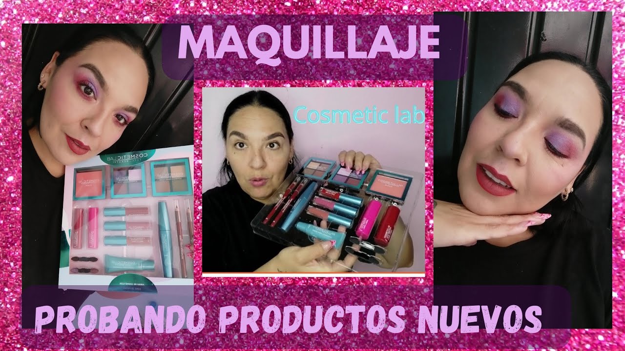 MAQUILLAJE PROBANDO PRODUCTOS NUEVOS DE cosmetic lab 