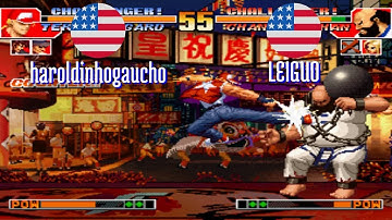 FT5 @kof97: haroldinhogaucho (US) vs LEIGUO (US) [King of Fighters 97 Fightcade] Dec 4