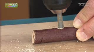 Lifelong Learning Channel] Let's make a wooden, round, miniature