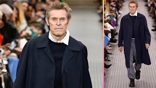 Willem Dafoe Takes The Runway By Storm