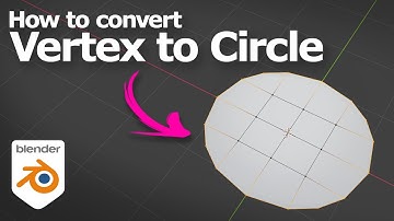 How to Convert vertices to circle in Blender