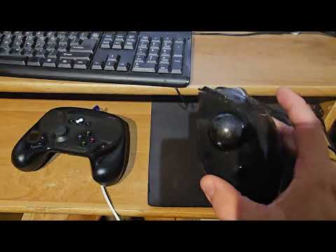 STEAM CONTROLLER w Trybie Trackballa QUAKE HARD LEVEL TEST