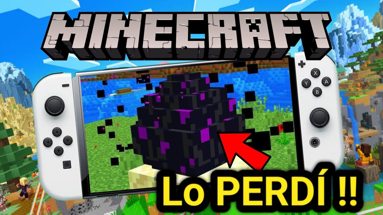 Minecraft en Nintendo switch oled, perdí el huevo de dragón 