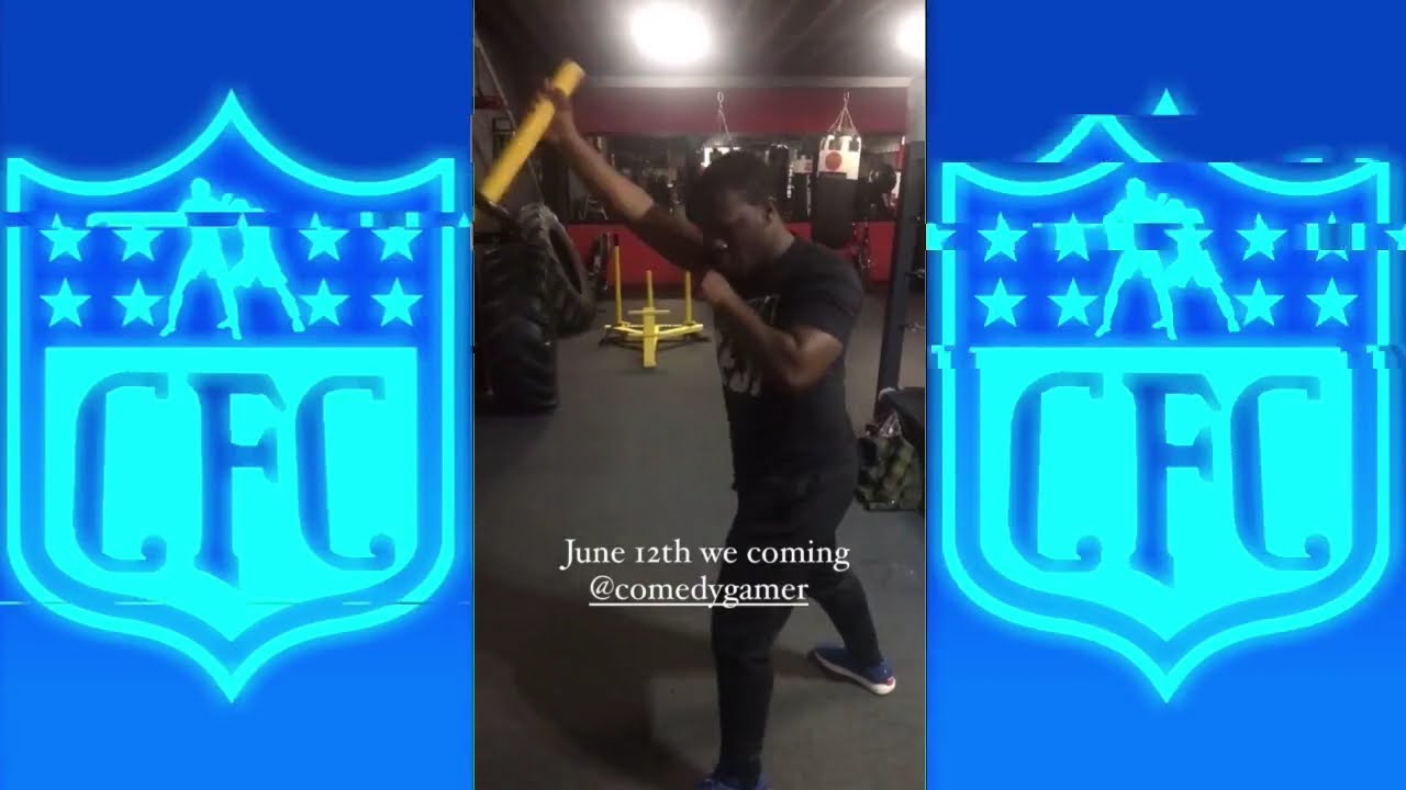 Deji training preparation for Vinnie Hacker: Social Gloves, Jun. 12, 2021
