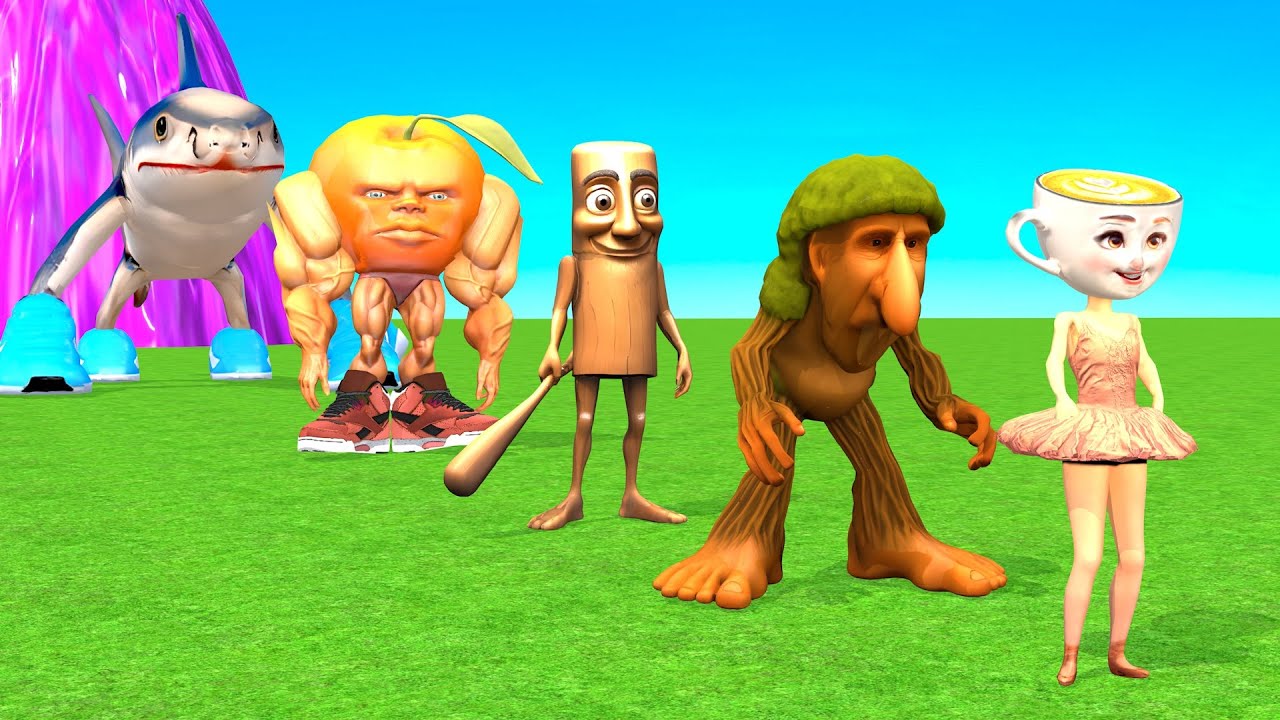 Long Slide Game With Cow Elephant Gorilla Hippopotamus Tiger 3d Animal Game Funny 3d Animals