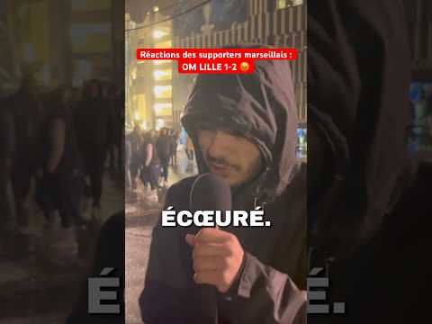 OM LILLE 1-2 😤 #om #marseille #microtrottoir #france #ligue1 #lille #velodrome #pourtoi #foot