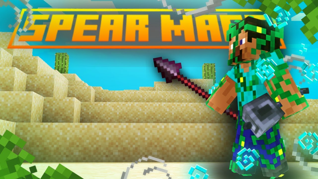Minecraft Spear Mace Pvp Montage Youtube 