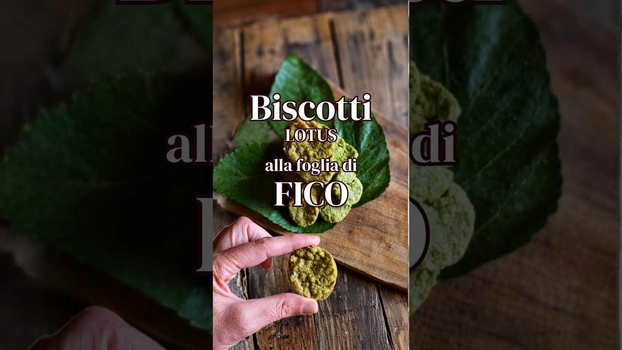 Biscotti LOTUS alle foglie di FICO? provali anche tu!
