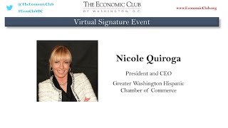 Nicole Quiroga, President and CEO of the Greater Washington Hispanic Chamber of Commerce