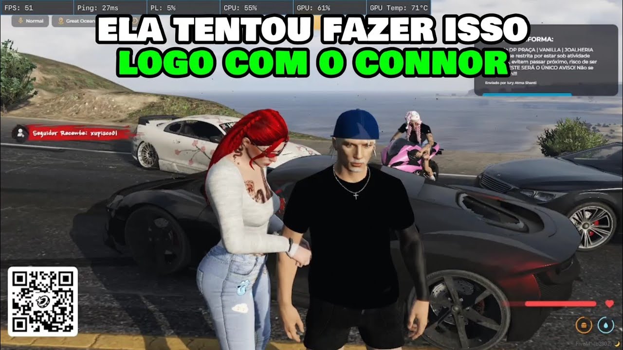 MAEVE ALGEMOU O CONNOR E NÃO ESPERAVA QUE ELE FARIA ISSO COM ELA NO NORTE KKKKK