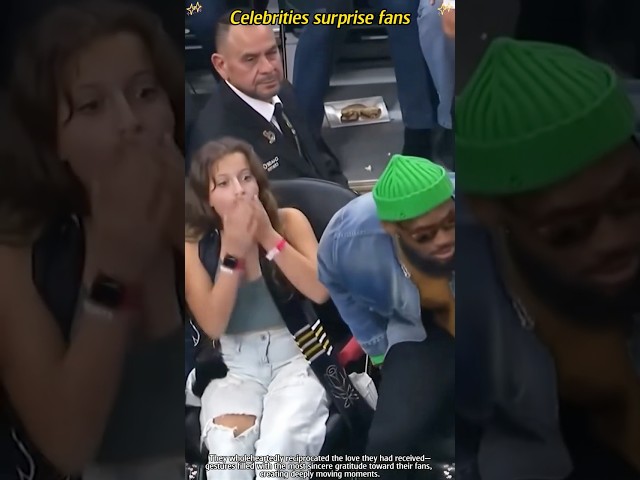 When a Celebrity Surprises a Fan in Real Life… This Reaction Is Pure Magic ????✨ #CelebritySurprise