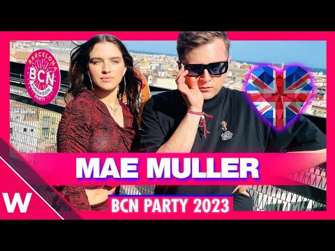 Mae Muller "I Wrote A Song" | Barcelona Eurovision Party 2023 INTERVIEW