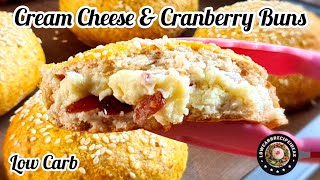 LOW CARB CREAM CHEESE CRANBERRY BUNS by lowcarbrecipeideas 4,233 views 4 months ago 3 minutes, 39 seconds