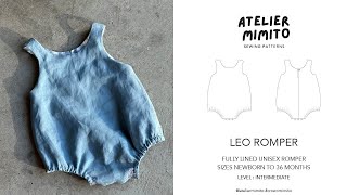 How to sew the #leomimito romper by @ateliermimito