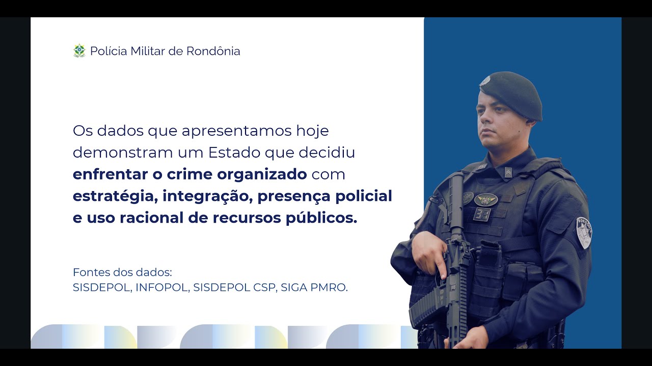 Polícia Militar de Rondônia apresenta dados de produtividade em coletiva de imprensa