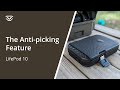 Using the anti-lock picking feature - LifePod 10