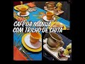 MESA CAFÉ DA MANHÃ COM TRILHO DE CHITA ❤