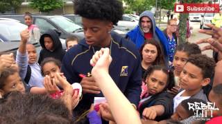 Dee Gomes And Dstackz Visit Kids At Baldwin Elementary In Pawtucket, Rhode Island - Rebel Life Tv