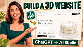 Build a 3D Website with ChatGPT + Google AI Studio | Full Tutorial