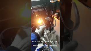 Customized Automatic 4x8mm Flat Wire Ring Making with Butt Welding Machine Manufacturer