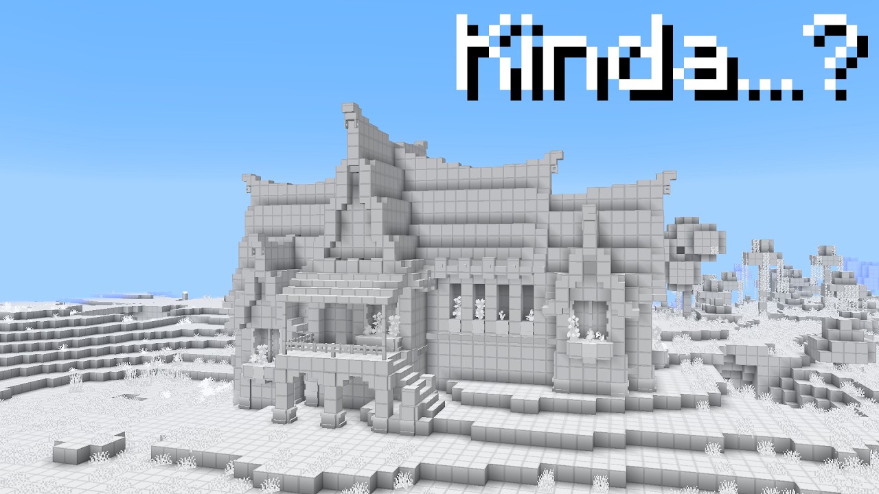 Building Without Texture Can I Build a House With No Textures? - YouTube