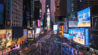 Times Square Time Lapse Loop 640x360