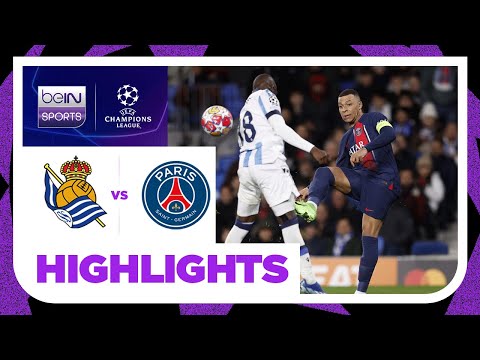 asiabolaku x imprialtoto - Real Sociedad vs PSG | Liga Champions 23/24 | Cuplikan Pertandingan