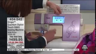 Singer Quantum Stylist Touch 9985 Sewing Machine | HSN screenshot 3