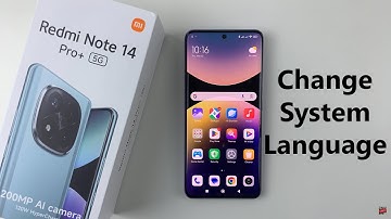 How To Change System Language On Redmi Note 14 / 14 Pro+
