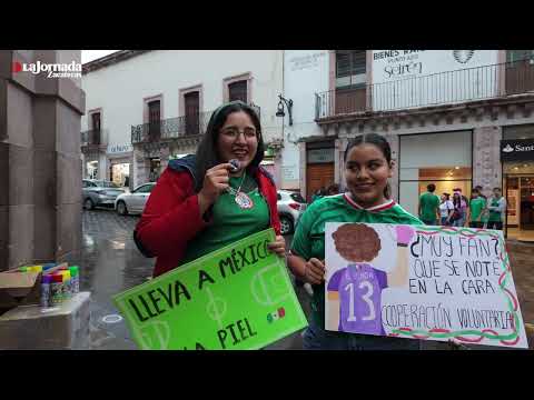Zacatecanos viven con pasión el triunfo del Tri ante Ecuador