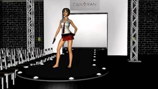 【DAZ3D】AniMate Runway Construction Kit Cat Walk サンプルテスト ２
