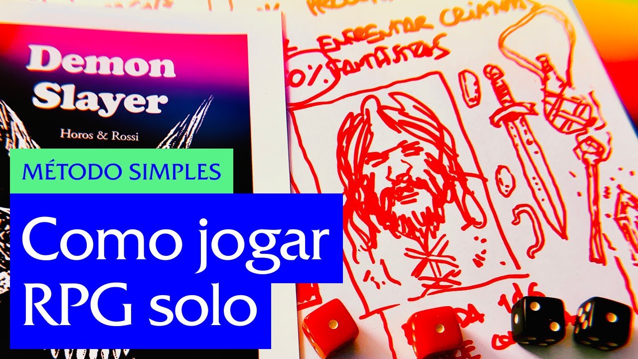 Como jogar RPG sem mestre 🔥 Método RPG solo básico 