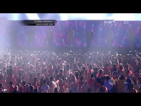 (HD) Super Junior -Sorry Sorry at Closing Ceremony Asian Games 2018