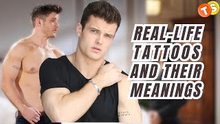 Famous Michael Mealor (Kyle) flaunts tattoo on Y&R | But what do they really mean? Profile