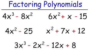 How To Factor Polynomials The Easy Way!