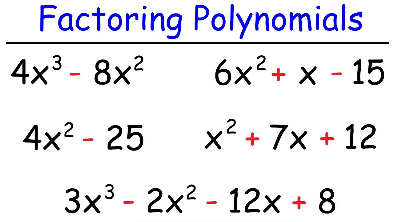 factoring polynomials completely assignment edgenuity