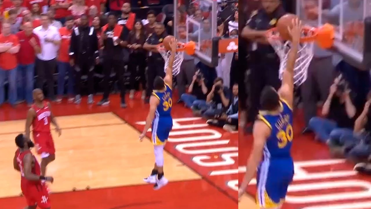 steph curry missed dunk