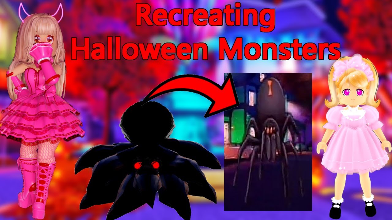 Recreating Royale High Halloween Monsters Dress Up Challenge 