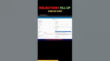 🚨WBJEE Form Fillup 2025 Step-by-Step✅ | WBJEE Registration 2025 | WBJEE 2025 Form Fillup