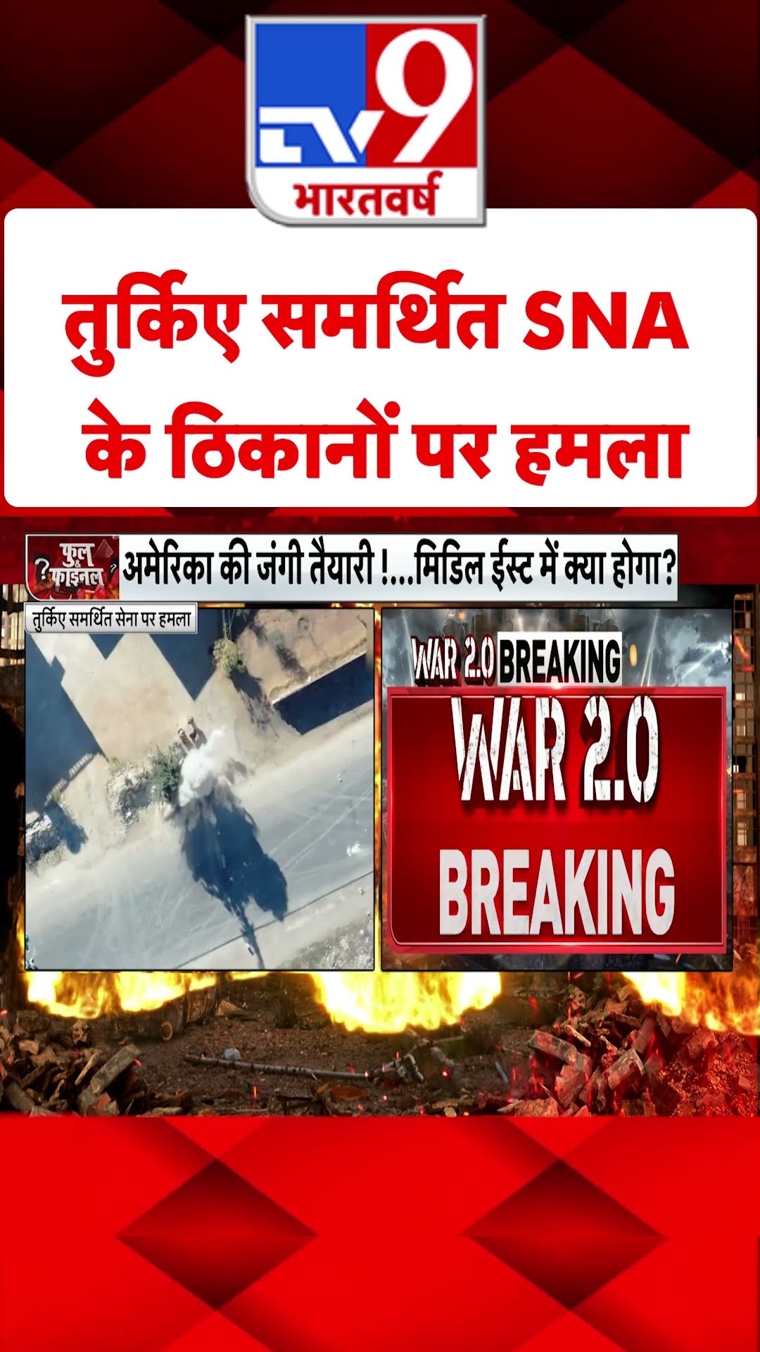 Syria Civil War Crisis: तुर्किए समर्थित SNA के ठिकानों पर हमला | #tv9shorts