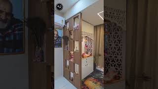 Beautiful Home Mandir Design | Modern &amp; Peaceful Space #shorts #ytshorts #mandir