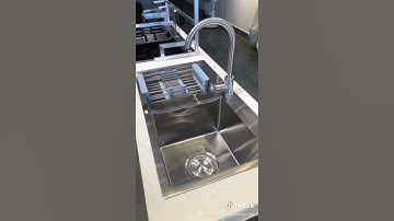 Video chậu rửa chén + vòi + rổ chén đa năng ttcera