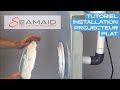 Projecteur plat SeaMAID : aide à l'installation - piscines enterrées