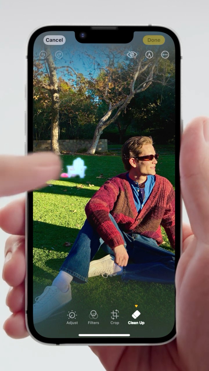Latest iPhone. Greatest price. iPhone 16e has Clean Up, so you can remove distractions. #Shorts