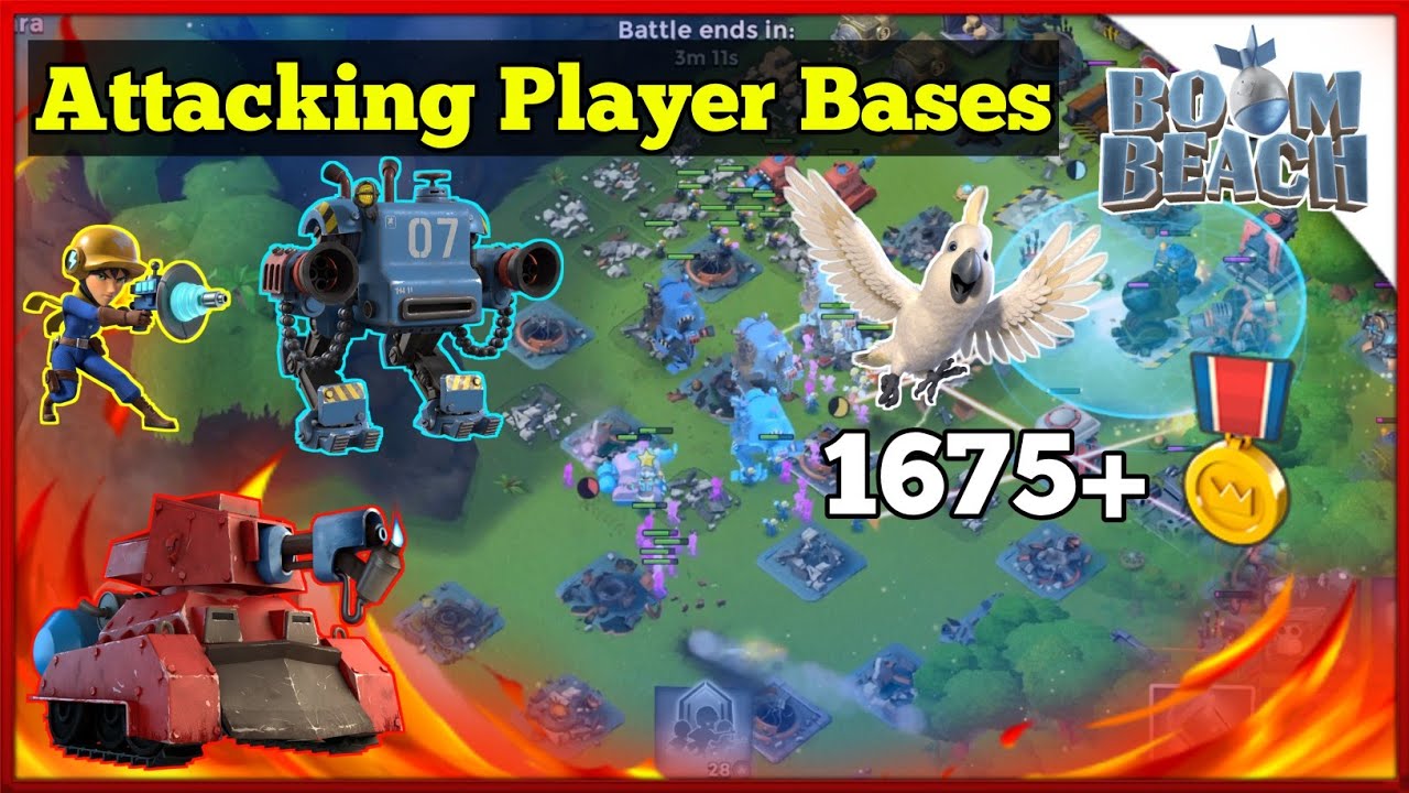 Bullit Taunt is OP!💥 - Boom Beach Daily Attacks [Marshal III]