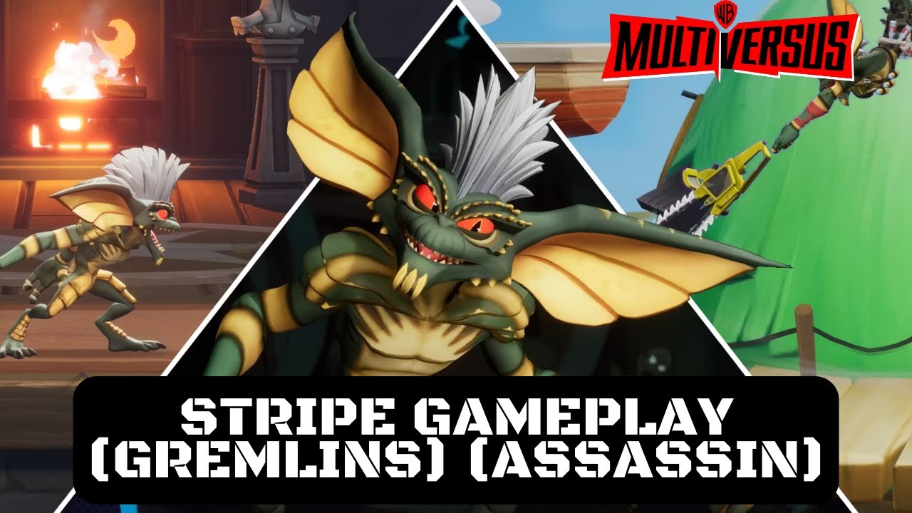 MultiVersus - Stripe Gameplay (Gremlins) (Assassin)