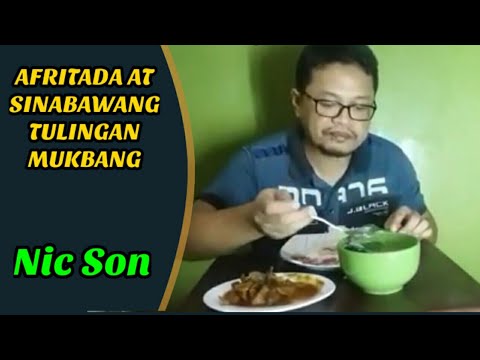 AFRITADA AND SINABAWANG TULINGAN MUKBANG | Nic Son