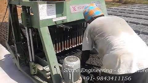 860 Double Vibrator Concrete Block Making Machine