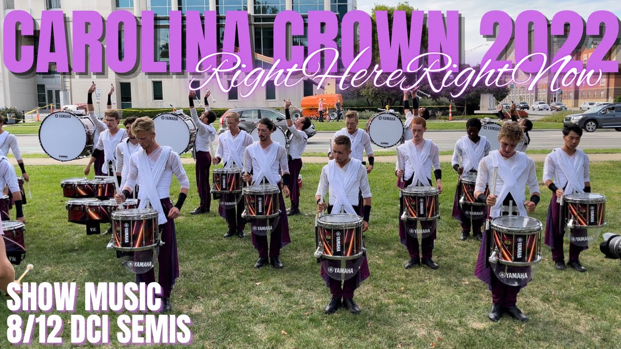 Carolina Crown Drumline 2022 Show Music 8/12 DCI Semis YouTube